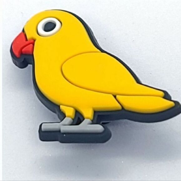 Parakeet 5-Pack Shoe Charms 🐊 Cockatiel Parrot Lovebird Cockatoo 🦜Birds Pets - Picture 3 of 8